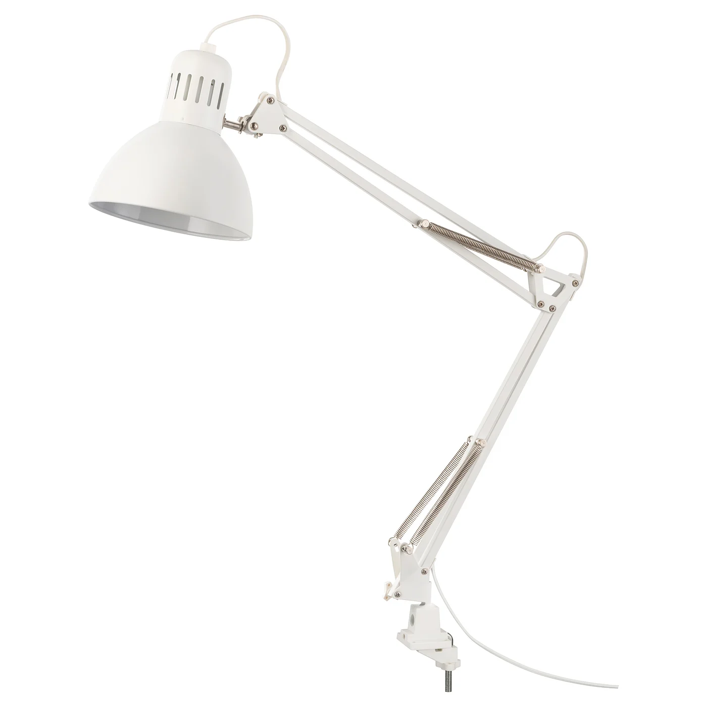 Editorial illustration for IKEA TERTIAL review: clamp, reach, replaceable bulb and everyday trade-offs